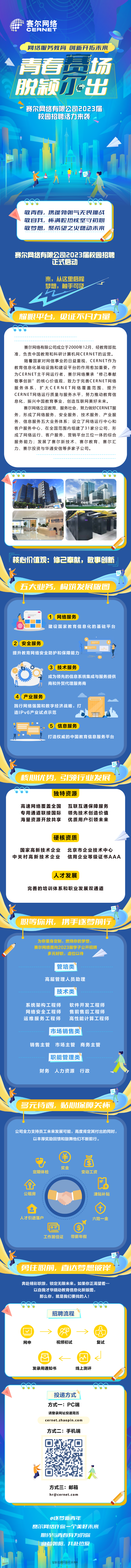 赛尔网络有限公司2023届校园招聘活力来袭！